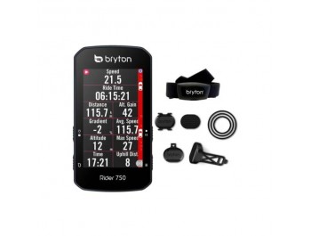 Compteur GPS BRYTON RIDER 750T+ HRM + Cadence + Vitesse 